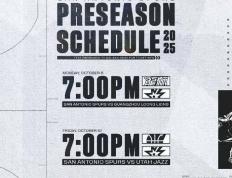 马刺官宣季前(qián)赛赛程 首(shǒu)战对阵CBA廣(guǎng)州龙狮