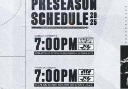 马刺官宣季前(qián)赛赛程 首(shǒu)战对阵CBA廣(guǎng)州龙狮