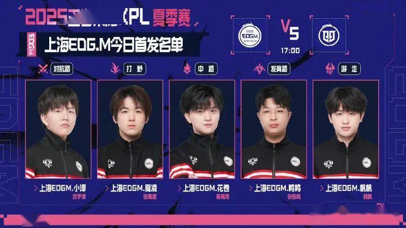 上海EDG.M首发阵容出炉！复仇情(qíng)久，他(tā)们準(zhǔn)备好(hǎo)了吗？