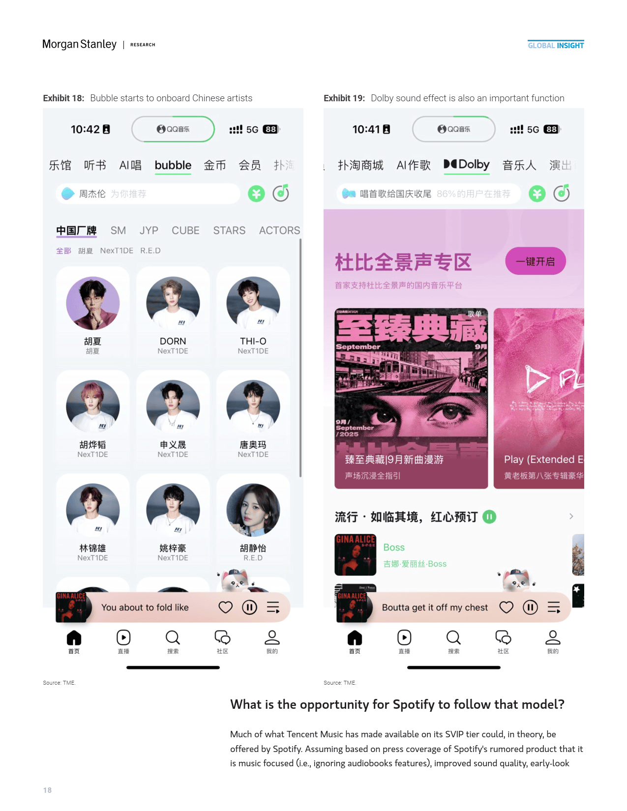 2025年中國(guó)流媒(méi)体音(yīn)乐市场的高端化机遇报告（英文版）-Morgan Stanley